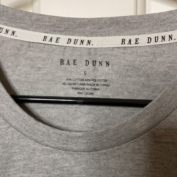 Rae Dunn "Girl Boss" posh boss Gray T-Shirt S NWT - Picture 5 of 6